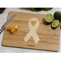 Awareness Ribbon Bamboo Cutting Board